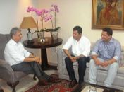 Governador recebe Deputado e Prefeito para discutir construção do aeroporto em Maragogi