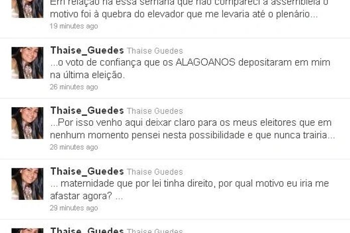 Thaíse Guedes nega "acordão" para que ex-deputado assuma vaga na ALE