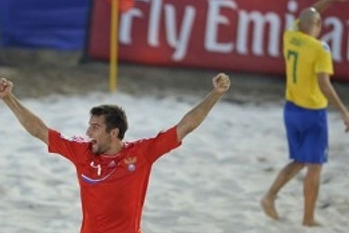 Brasil perde para Rússia na final do Mundial de Futebol de Areia