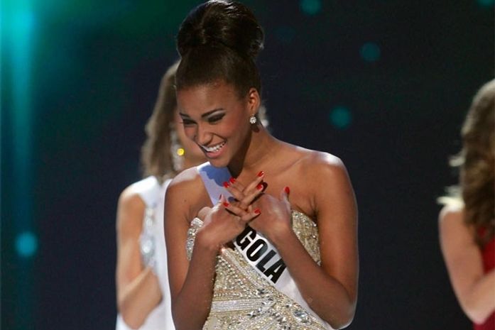 Representante de Angola vence concurso. Brasileira fica em terceiro lugar.