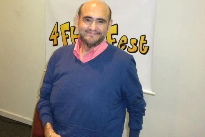 Seu Barriga conversou com a imprensa em São Paulo