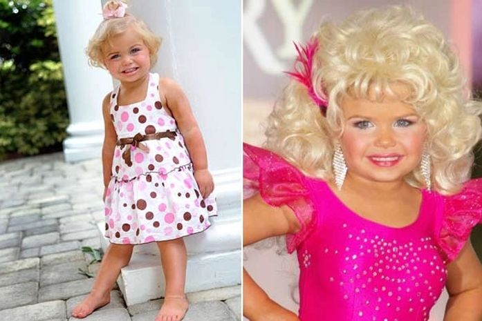 Mãe defende uso de seios e bumbum falsos em miss de 4 anos