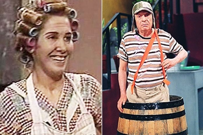 Personagens Dona Florinda e Chaves