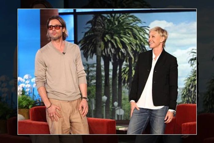 Brad Pitt no programa da Ellen Degeneres