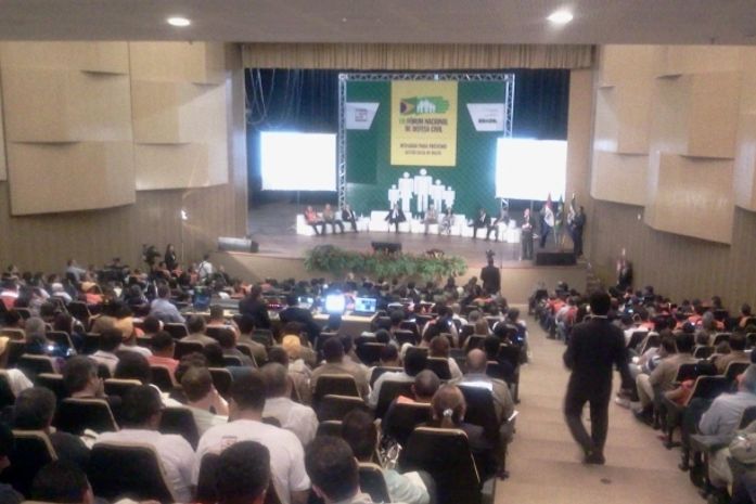 Aduditório  do Centro de Convenções lotado 