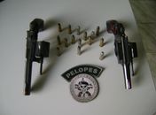 Revólveres apreendidos