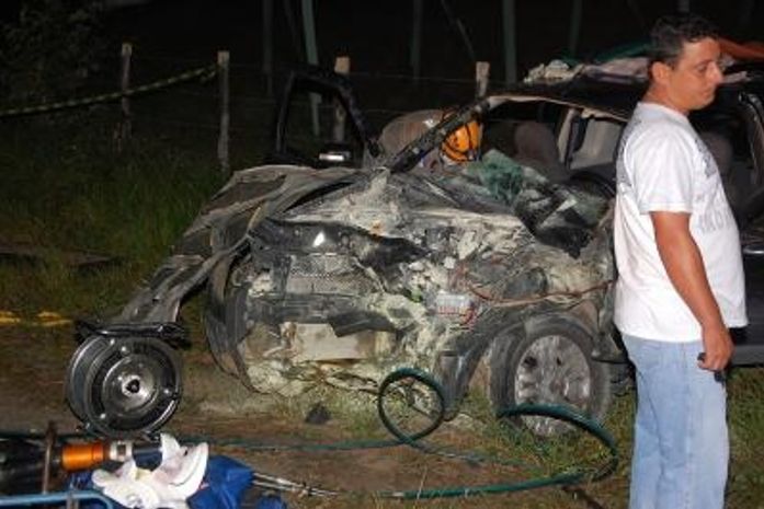 Grave acidente deixa quatro feridos na AL-101 Sul em Marechal Deodoro