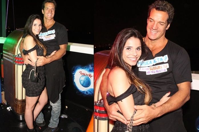Carlos, ex-affair de Winits, circula com morena no Rock in Rio