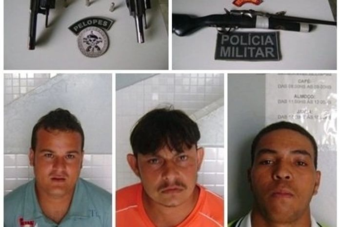 Ronaldo dos Santos, Maurício Alves dos Santos e Alexandro Eneas dos Santos