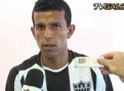 Didira com a camisa do Atlético Mineiro.