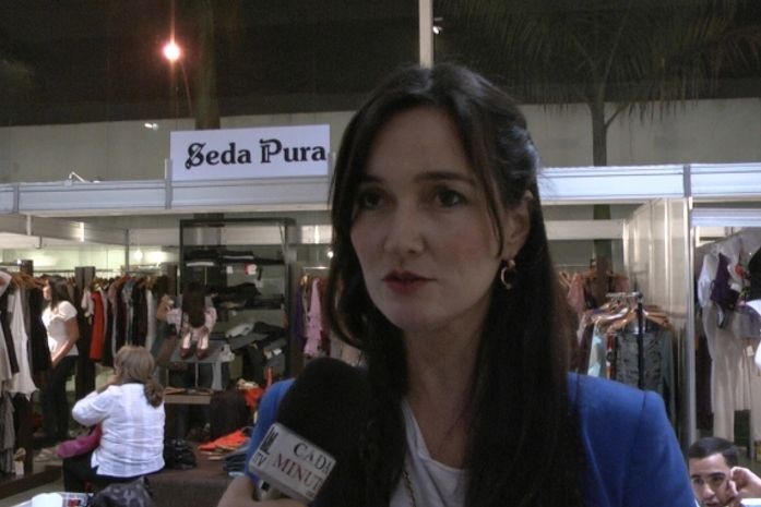 Uma das organizadoras do evento Aline Rijo