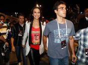 Dia de tiete: No Rock in Rio, Ivete usa camiseta com foto de Stevie Wonder