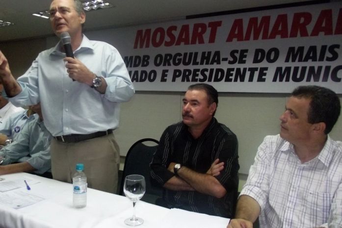 Convenção do PMDB..Renan,Almeida e Mozart