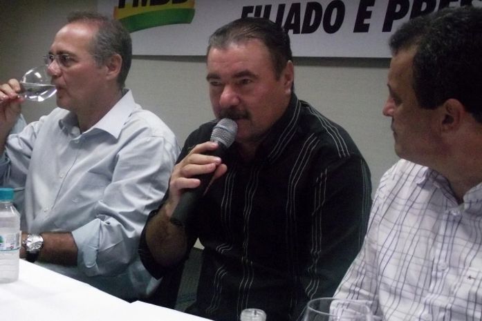 Convenção do PMDB..Renan,Almeida e Mozart