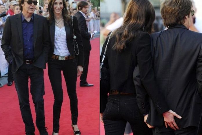 Paul McCartney e Nancy Shevell participam de evento em Londres