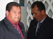 Elson e Nailton brigaram durante sessão