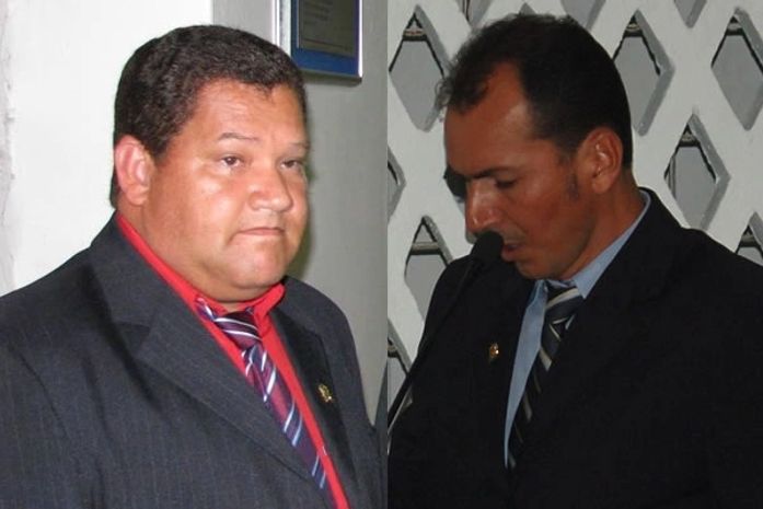 Elson e Nailton brigaram durante sessão