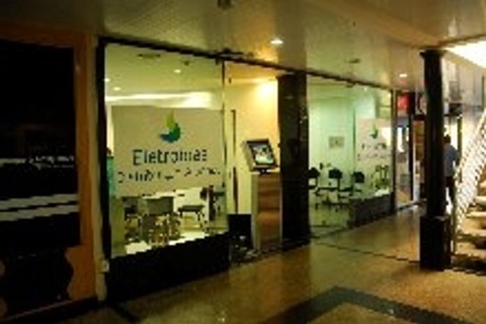 Posto de atendimento da Eletrobras