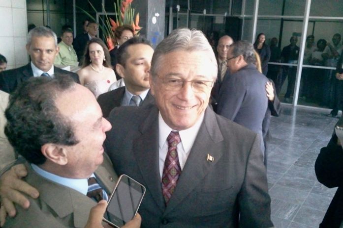 Tribunal de CoPresidente do TC, Luis Eustáqui Toledo e Teotonio Vilela ntas de Alagoas