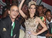Ana Furtado é coroada rainha de bateria da Grande Rio