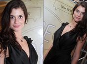Alinne Moraes e Felipe Simão curtem balada juntos