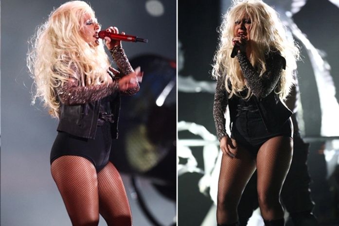 Christina Aguilera exibiu quilos a mais no Tributo a Michael Jackson, no Reino Unido
