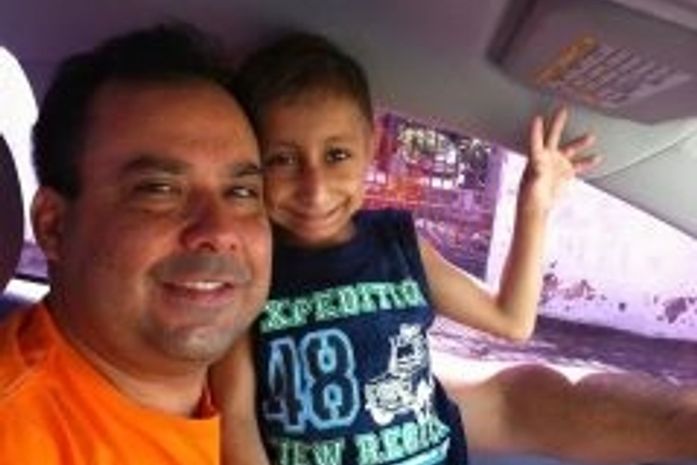 Pai adotivo e Riquinho