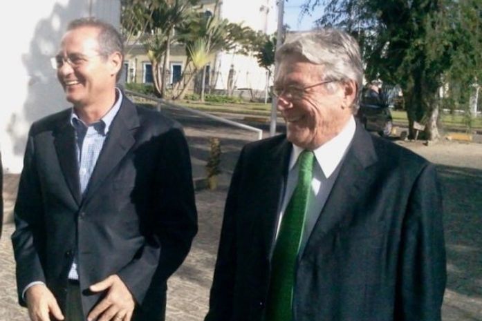 Senador Renan Calheiros e o governador Teotonio Vilela Filho