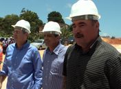 Senador Renan Calheiros,Cícero Almeida e Mozart Amaral