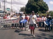 Protesto contra o aumento da passagem de ônibus em Maceió 