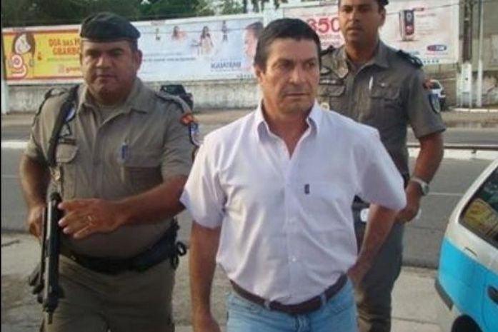 Luiz Pedro durante depoimento na PF