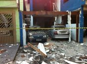 Idosa e adolescente ficam feridos em explosão de gás