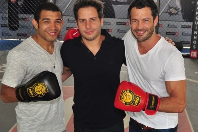 José Aldo e Malvino Salvador 