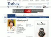 Dilma é 22ª em lista dos mais poderosos do mundo da 'Forbes'