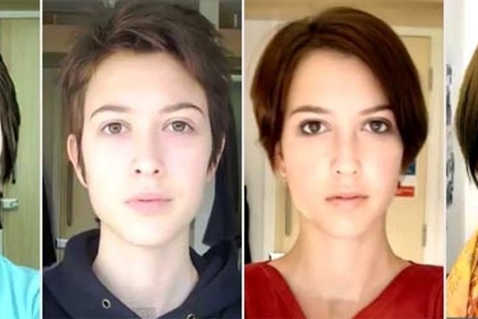 Garota faz vídeo com centenas de fotos de si mesma tiradas em 4,5 anos