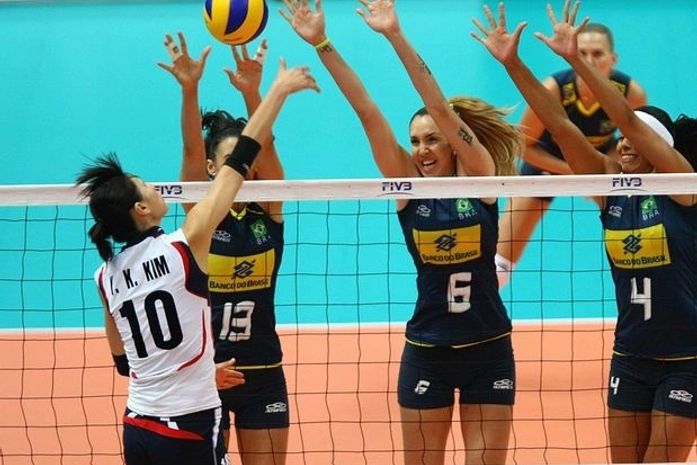 Em jogo difícil, meninas do Brasil vencem a Coréia do Sul