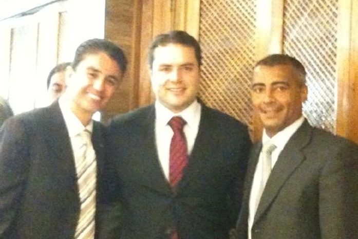 Bebeto, Renan Filho e Romario