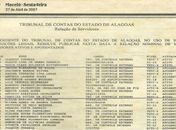 A folha do TC publicada em 2007 por Isnado Bulhões