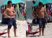 Na praia, Kayky Brito exibe corpo ainda mais sarado