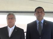 Governador Teotonio Vilela e secretário Dário César