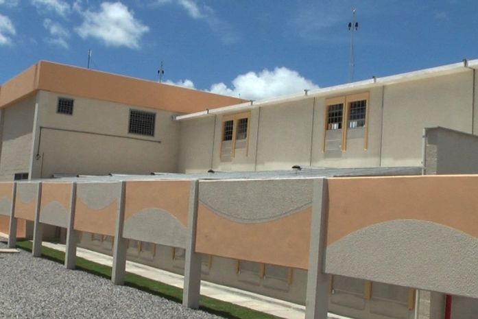Faixada do novo presídio