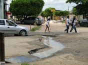 Cratera causa transtorno aos moradores do Tabuleiro Novo