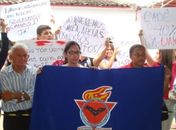 Professores, alunos e funcionários da Uneal participaram do protesto