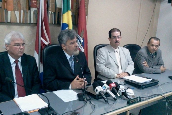 Coletiva de imprensa no Ministério Público