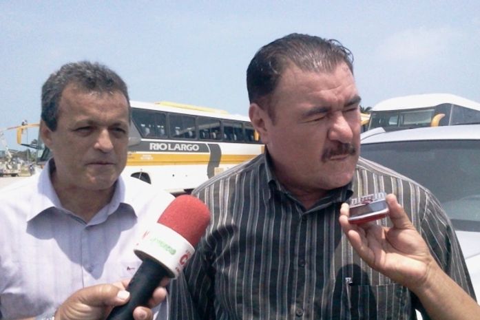 Mosart Amaral e o prefeito Cícero Almeida