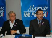 Governador  Teotonio Vilela e Luiz Otávio 