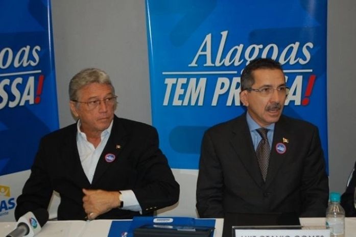 Governador  Teotonio Vilela e Luiz Otávio 