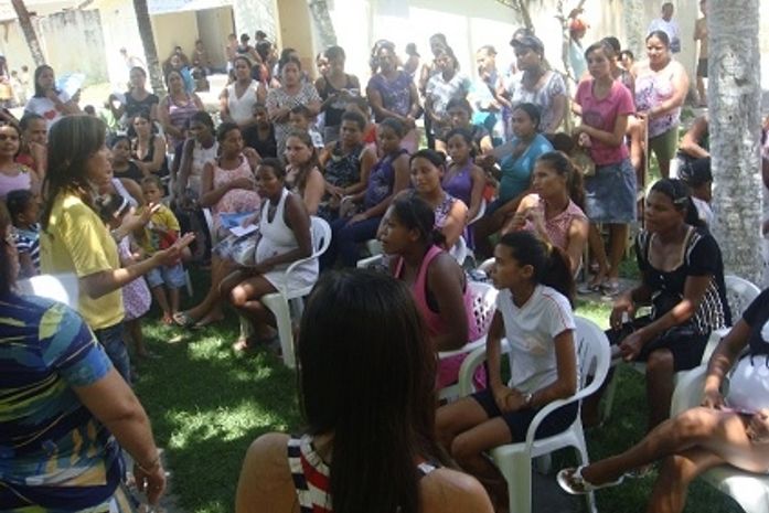 Gestantes de Maragogi recebem alimentos nutricionais e palestra educativa
