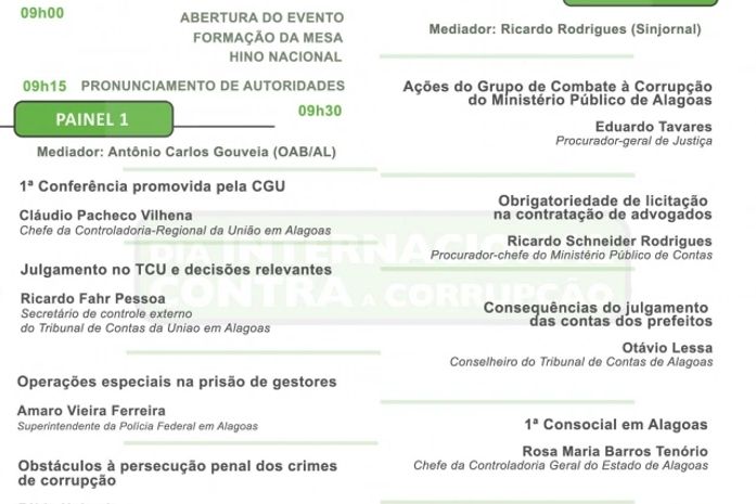 CGU e Focco promovem debates no Dia Internacional Contra a Corrupção