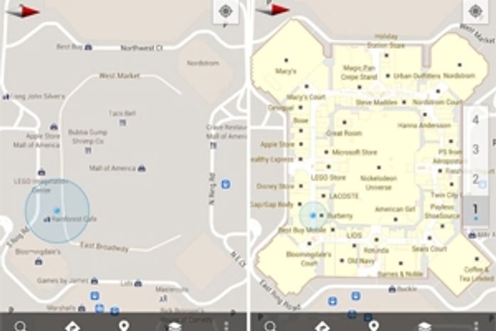 Google lança mapas de lojas e aeroportos nos Estados Unidos